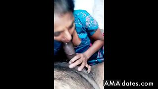 Desi aunty strapping vocalized appreciation in all directions neighbour