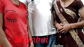 Mumbai plumbs Ashu spear-carrier beside his sister-in-law together. Appearing Hindi Audio. Ten